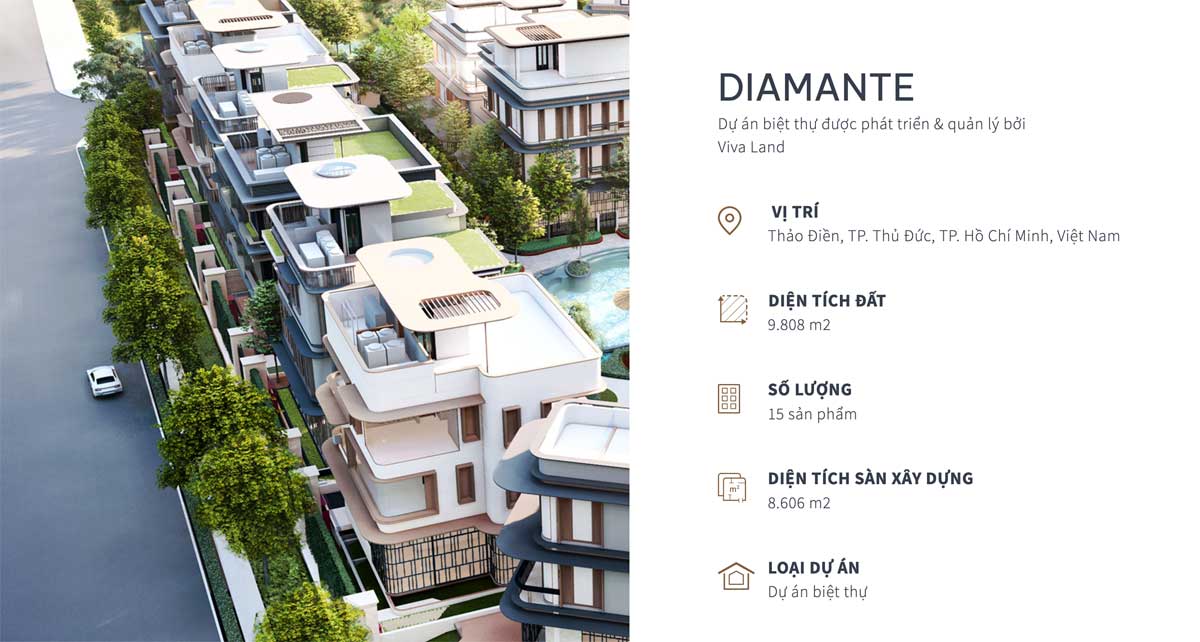 Tổng thể Dự án Diamante Thủ Đức Tổng thể Dự án Diamante Thủ Đức