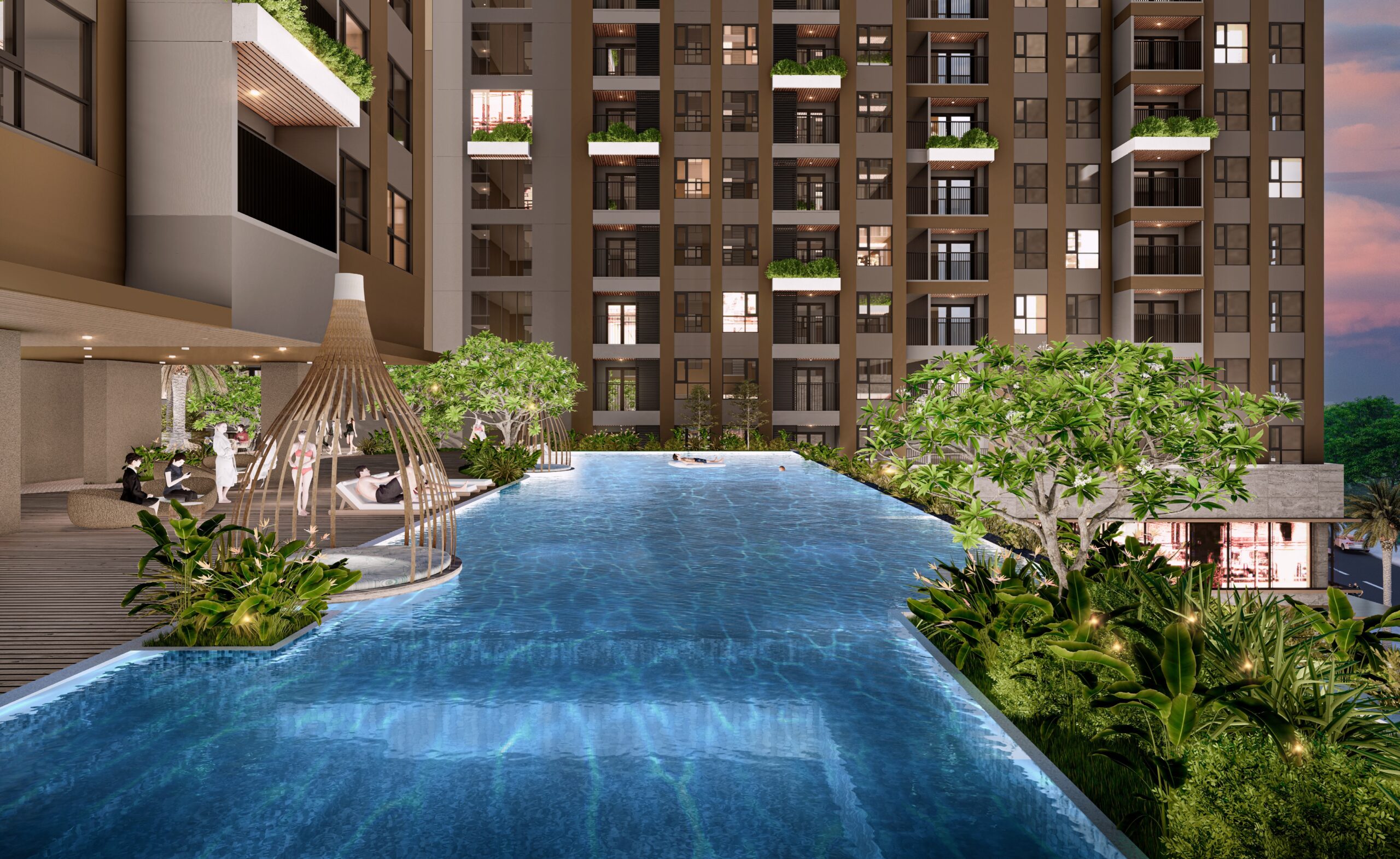 Hồ bơi Dự án A&T Sky Garden Hồ bơi Dự án A&T Sky Garden