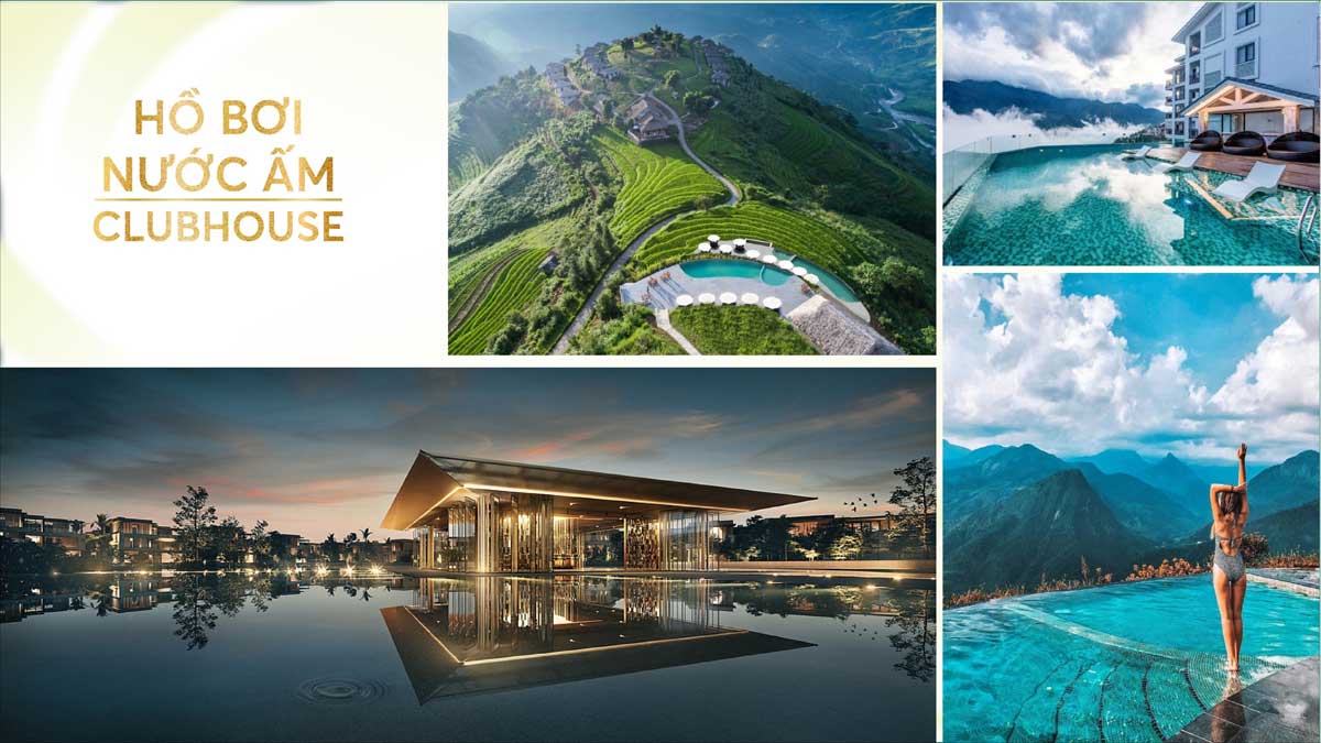 Hồ bơi nước ấm Biệt Thự Làng Pháp Bảo Lộc Resort & Spa Hồ bơi nước ấm Biệt Thự Làng Pháp Bảo Lộc Resort & Spa