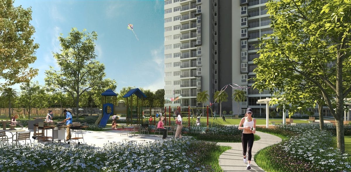 Khu Công viên tại Dự án Căn hộ Orchid Park Nhà Bè Khu Công viên tại Dự án Căn hộ Orchid Park Nhà Bè