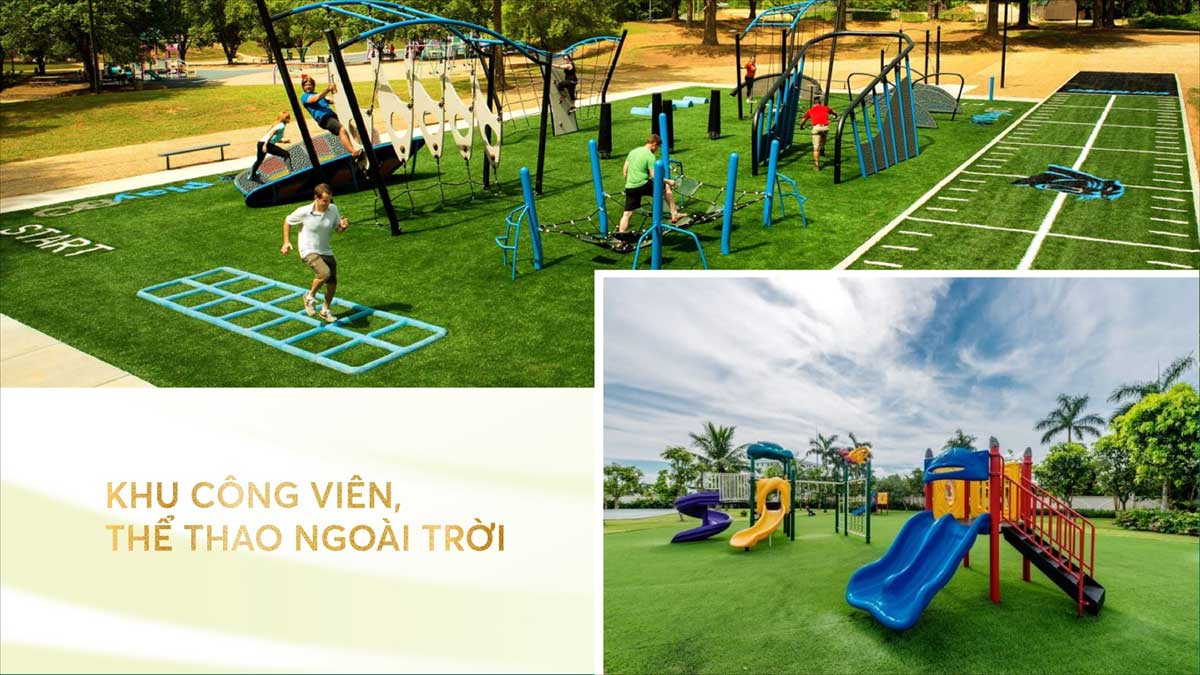 Khu Công viên thể thao ngoài trời Biệt Thự Làng Pháp Bảo Lộc Resort & Spa Khu Công viên thể thao ngoài trời Biệt Thự Làng Pháp Bảo Lộc Resort & Spa