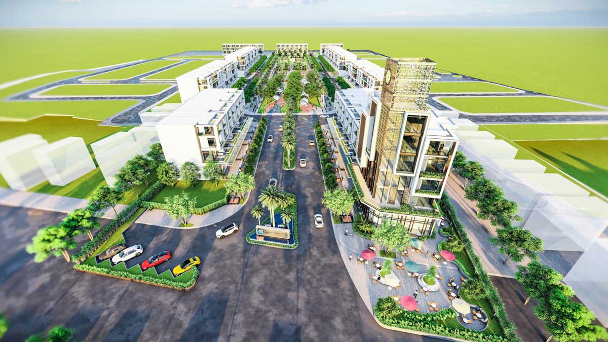 Khu Công viên trung tâm Lumina Grand Square Cần Giuộc Long An Khu Công viên trung tâm Lumina Grand Square Cần Giuộc Long An
