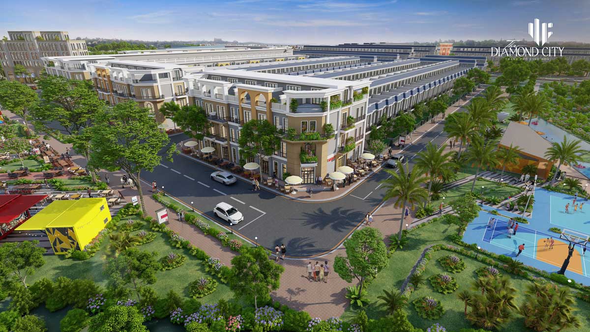 Khu Dân Cư Quốc Linh Khu nha pho Du an The Diamond City - Khu Dân Cư Quốc Linh
