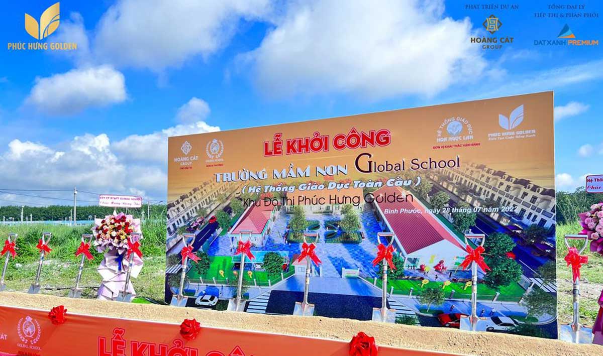 Lễ khởi công trường mầm non Global School tại Phúc Hưng Golden Bình Phước Lễ khởi công trường mầm non Global School tại Phúc Hưng Golden Bình Phước