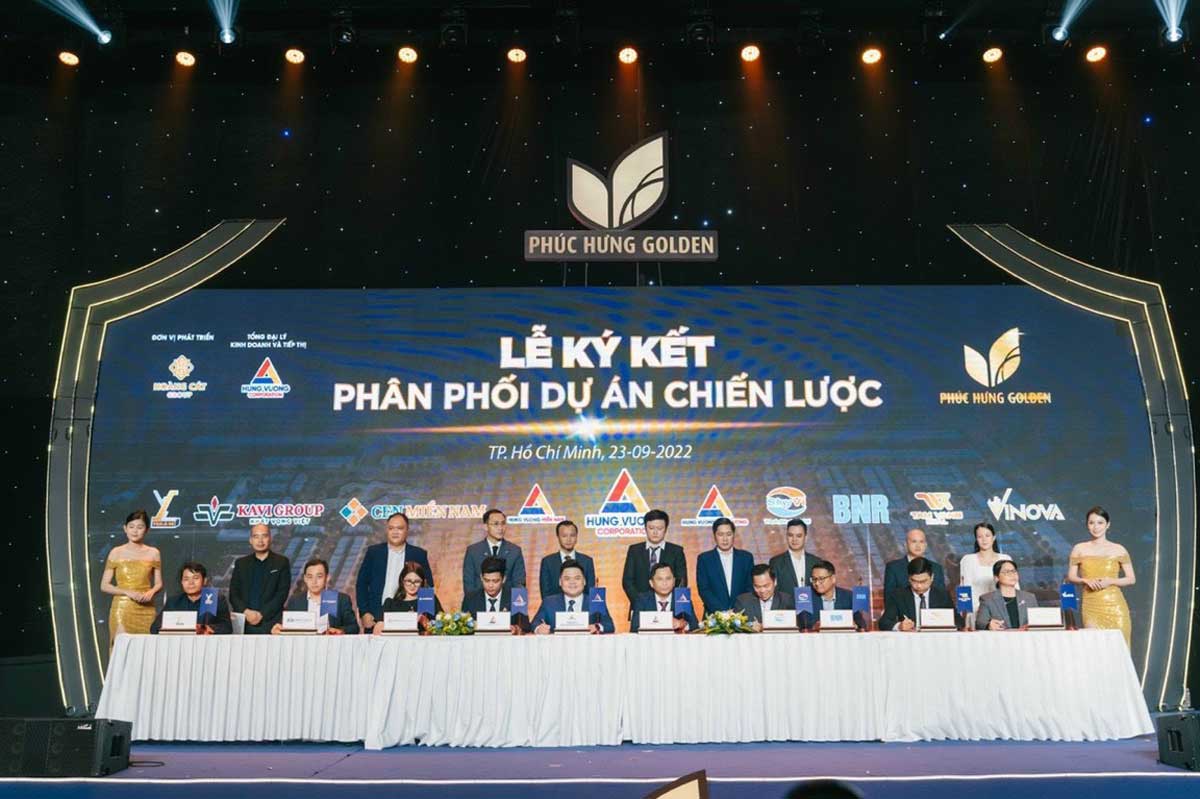 Lễ ký kết hợp tác phân phối chiến lược Dự án Khu đô thị Phúc Hưng Golden Bình Phước Lễ ký kết hợp tác phân phối chiến lược Dự án Khu đô thị Phúc Hưng Golden Bình Phước