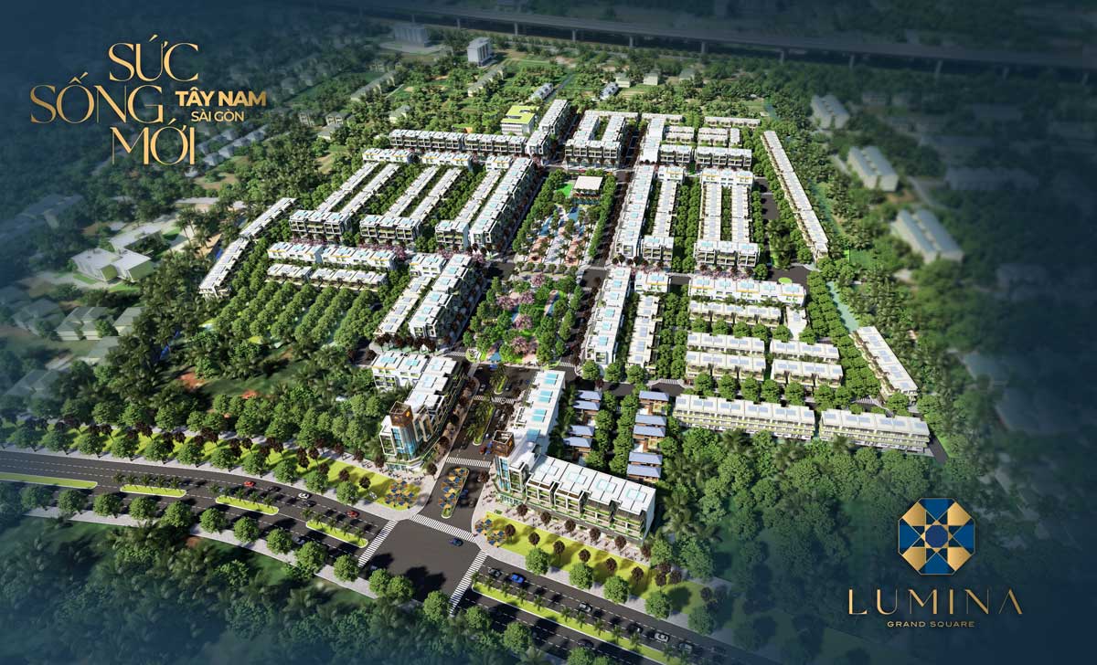 Phối cảnh Dự án Lumina Grand Square Cần Giuộc Long An Phối cảnh Dự án Lumina Grand Square Cần Giuộc Long An