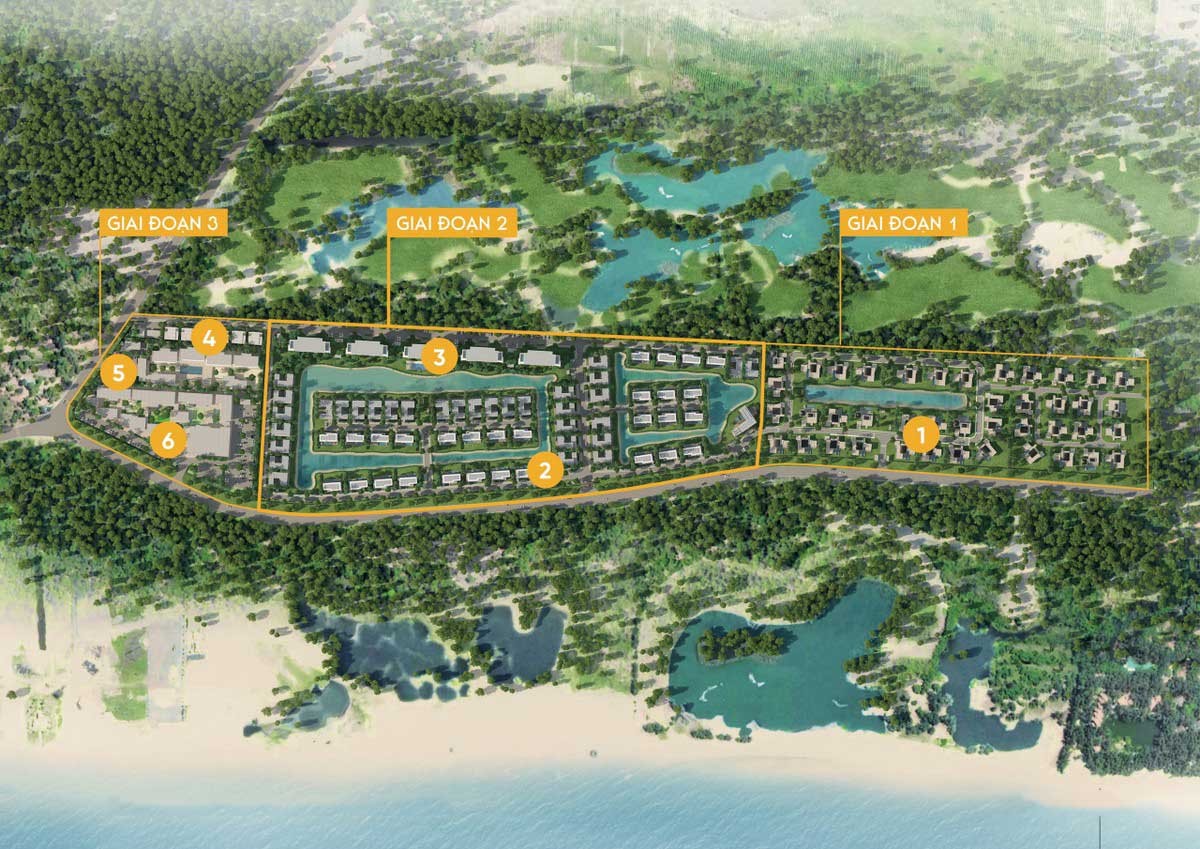 Mặt bằng Dự án Coastar Estates Hồ Tràm Mặt bằng Dự án Coastar Estates Hồ Tràm