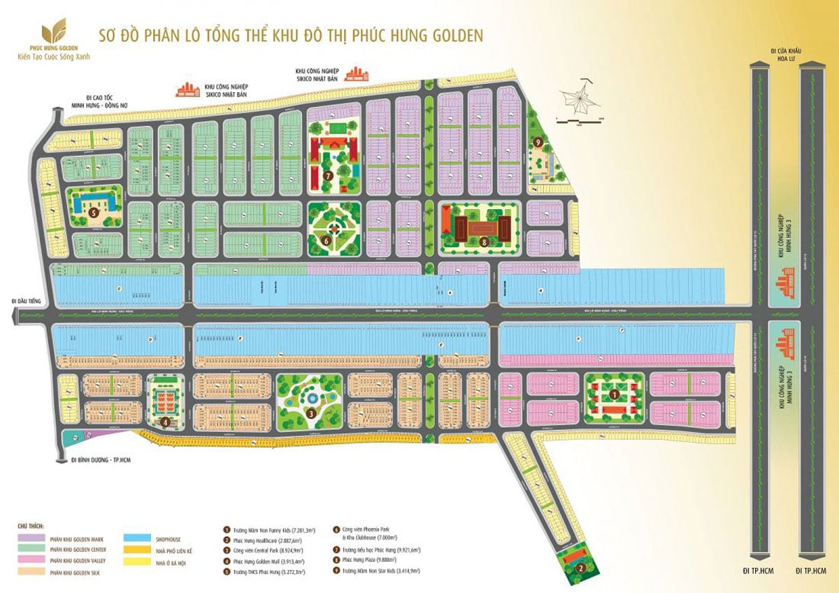 Mặt bằng Phúc Hưng Golden Bình Phước Mặt bằng Phúc Hưng Golden Bình Phước