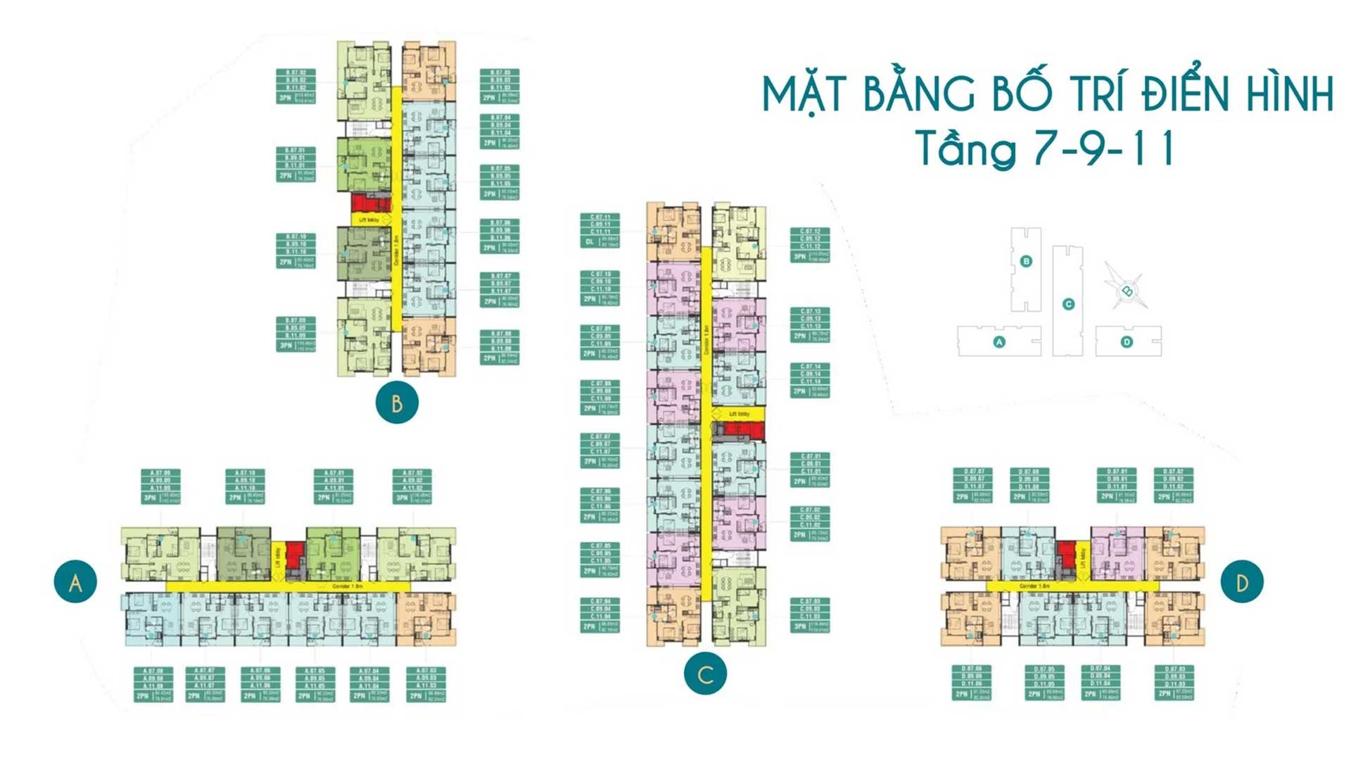 Mặt bằng Tầng điển hình Dự án Fiato Uptown Thủ Đức Mặt bằng Tầng điển hình Dự án Fiato Uptown Thủ Đức