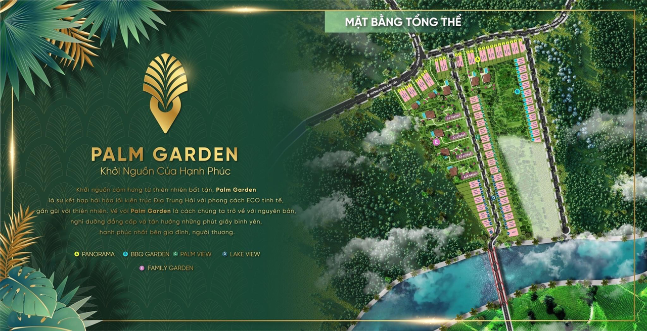Mặt bằng Palm Garden Bảo Lộc Mặt bằng Palm Garden Bảo Lộc