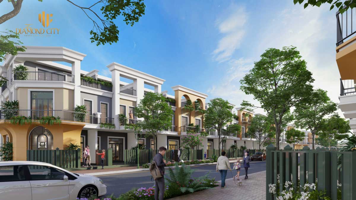 Khu Dân Cư Quốc Linh Nha pho Du an The Diamond City 1 - Khu Dân Cư Quốc Linh