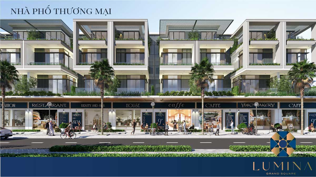 Nhà phố Thương mại Dự án Lumina Grand Square Cần Giuộc Long An Nhà phố Thương mại Dự án Lumina Grand Square Cần Giuộc Long An