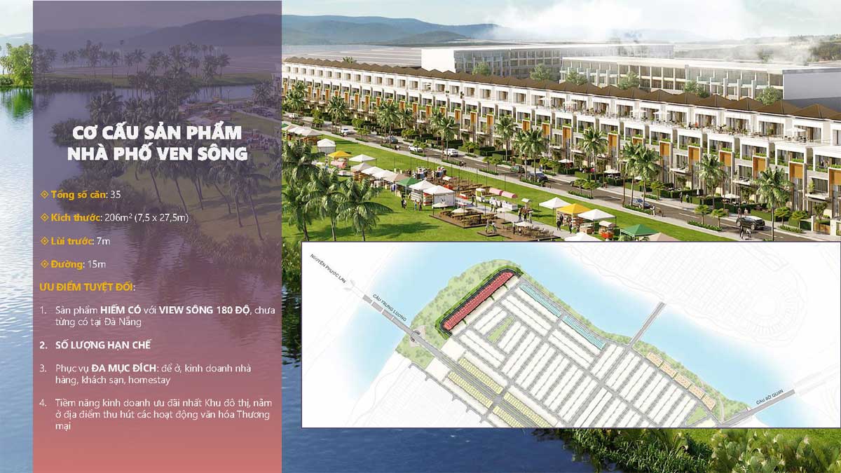 Nhà phố ven sông Sunneva Island Đà Nẵng Nhà phố ven sông Sunneva Island Đà Nẵng