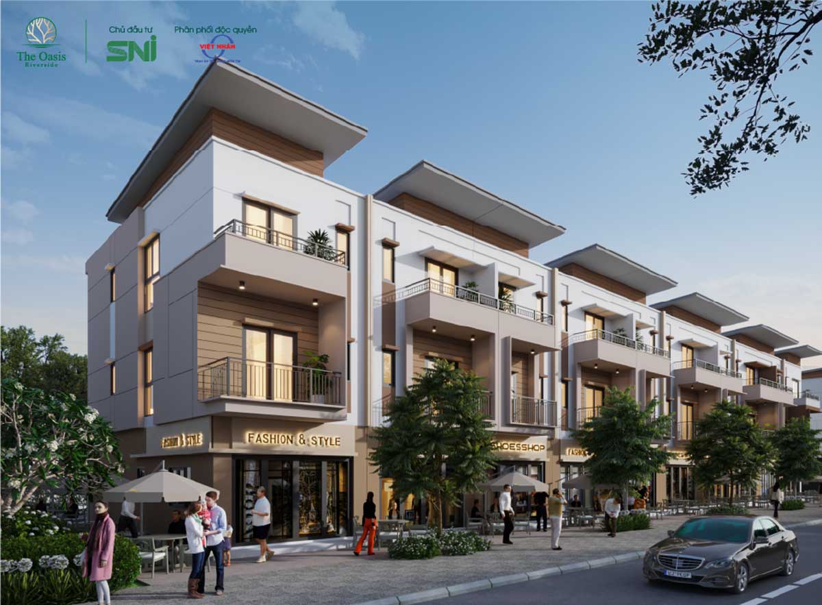 Nhà phố vườn The Oasis Riverside Bình Dương Nhà phố vườn The Oasis Riverside Bình Dương
