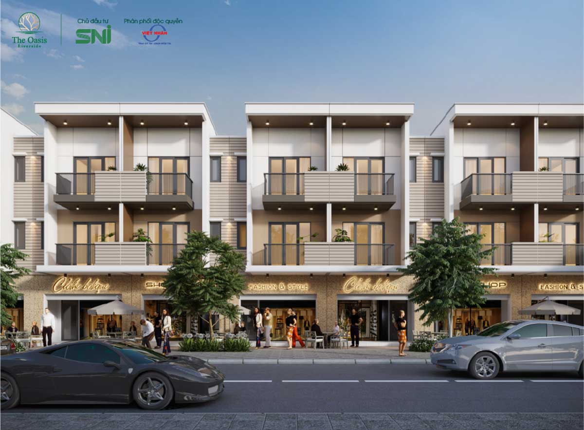 Nhà phố liên kế The Oasis Riverside Bình Dương Nhà phố liên kế The Oasis Riverside Bình Dương
