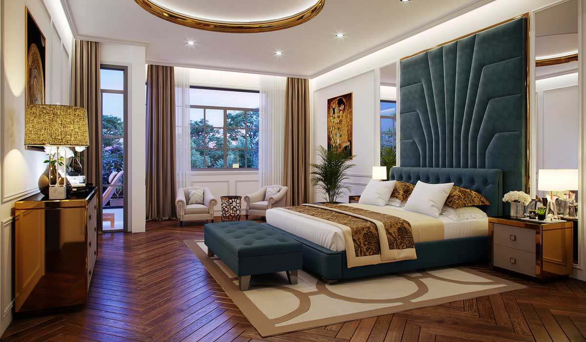 Phòng ngủ Biệt thự vườn Fenice Phòng ngủ Biệt thự vườn Fenice