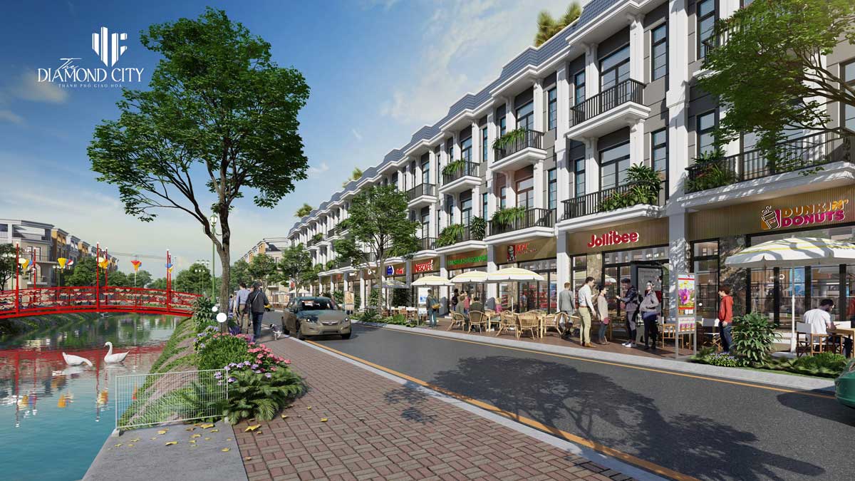 Khu Dân Cư Quốc Linh Shophouse Du an The Diamond City - Khu Dân Cư Quốc Linh