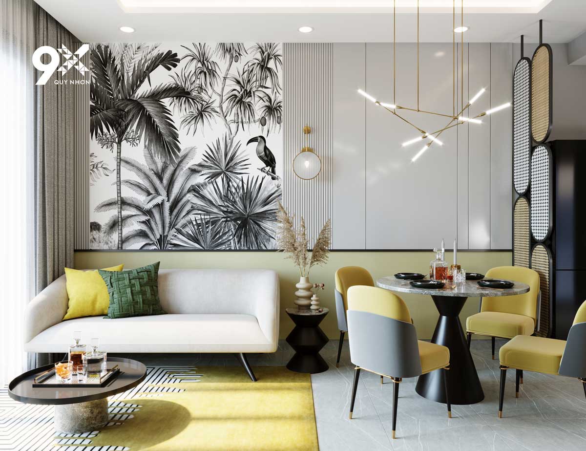 Sofa Phòng khách Căn hộ 1PN 9X Quy Nhơn Sofa Phòng khách Căn hộ 1PN 9X Quy Nhơn