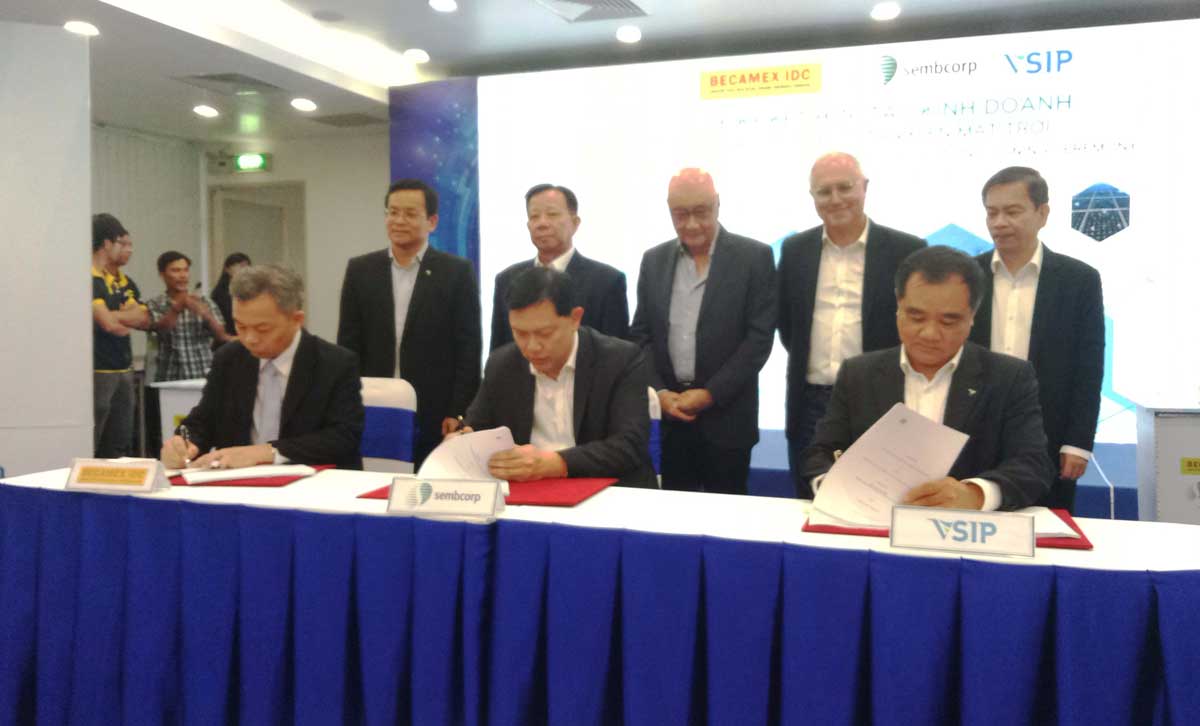 Tập đoàn Sembcorp Development hợp tác với Becamex IDC Tập đoàn Sembcorp Development hợp tác với Becamex IDC