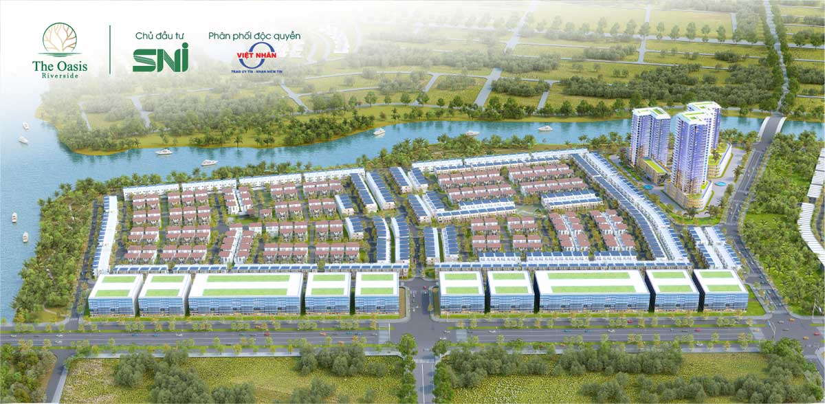 Phối cảnh Dự án The Oasis Riverside Bến Cát Bình Dương Phối cảnh Dự án The Oasis Riverside Bến Cát Bình Dương