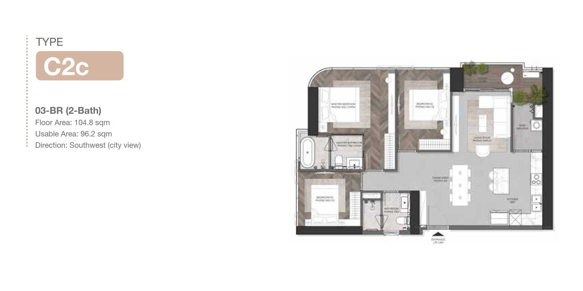 Thiết kế Căn hộ 3PN Gamuda Land Mai Chí Thọ Thủ Đức Thiết kế Căn hộ 3PN Gamuda Land Mai Chí Thọ Thủ Đức