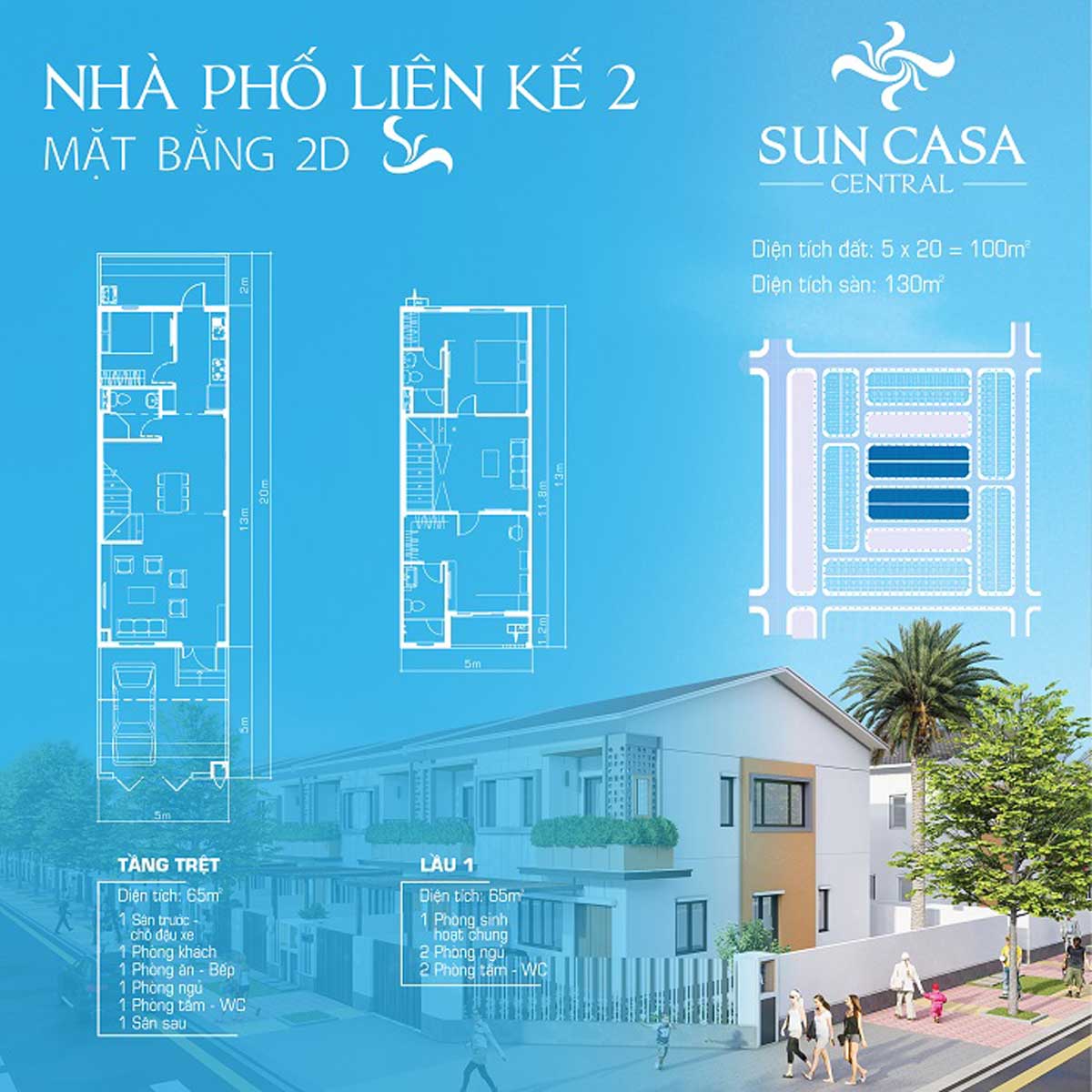 Thiết kế Nhà phố 2 Sun Casa Central Thiết kế Nhà phố 2 Sun Casa Central