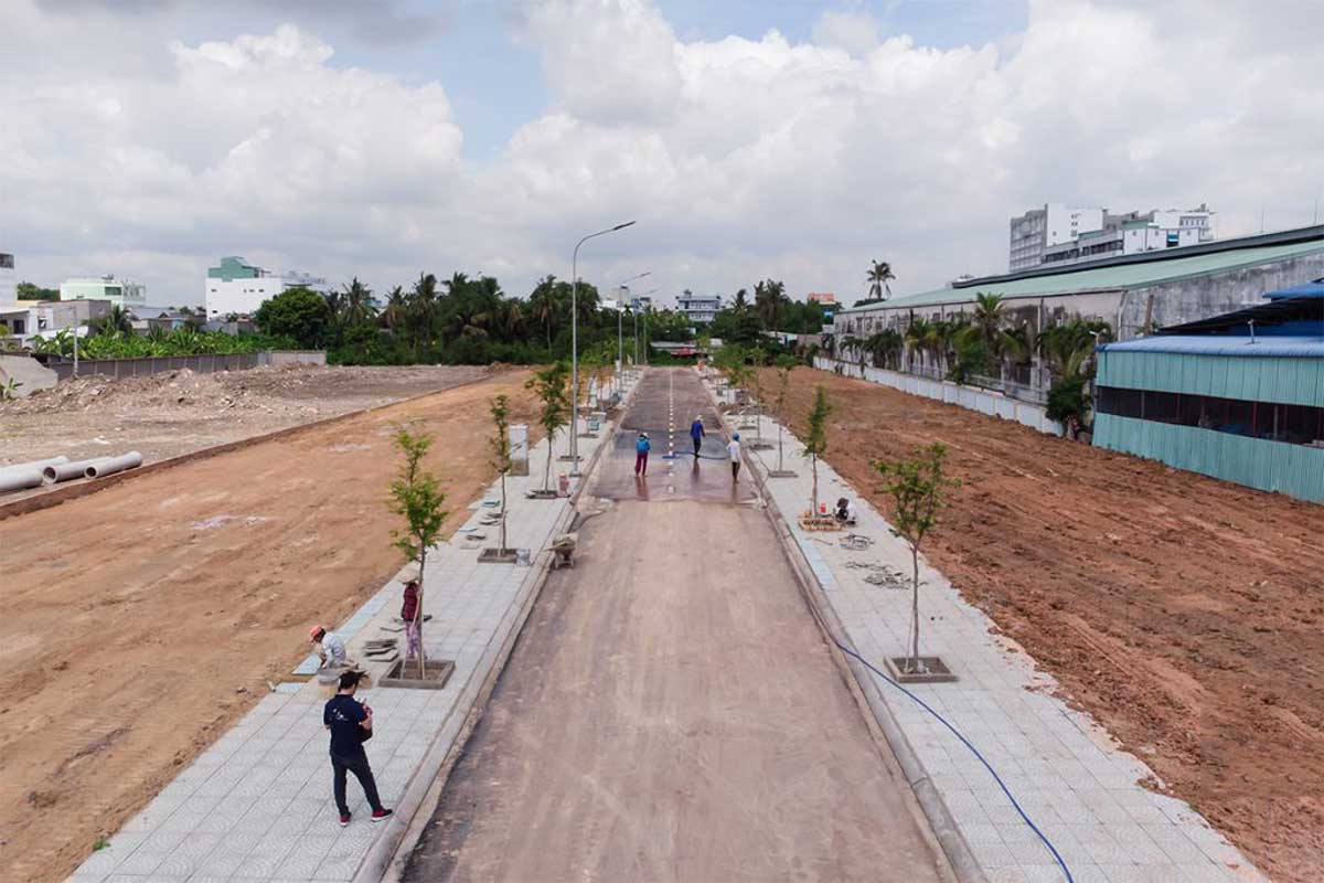 Tiến độ thi công Dự án Đất nền The Garden View Quận 12 Tiến độ thi công Dự án Đất nền The Garden View Quận 12