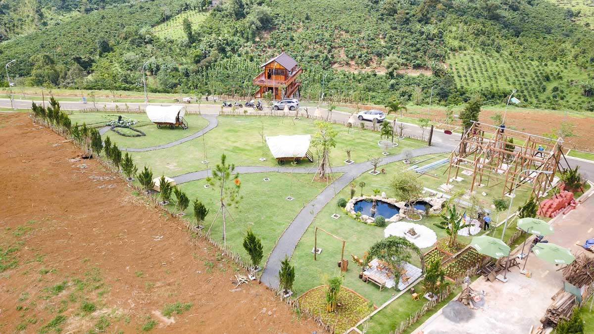 Tiến độ thi công Đồi Hoa Gió Bảo Lộc tháng 11/2022 Tiến độ thi công Đồi Hoa Gió Bảo Lộc tháng 11/2022