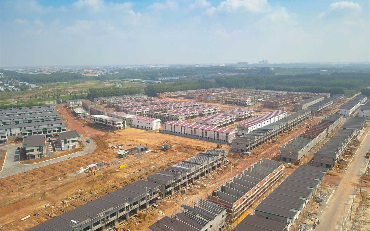 Tiến độ thi công Dự án The Oasis tại Bình Dương Tiến độ thi công Dự án The Oasis tại Bình Dương