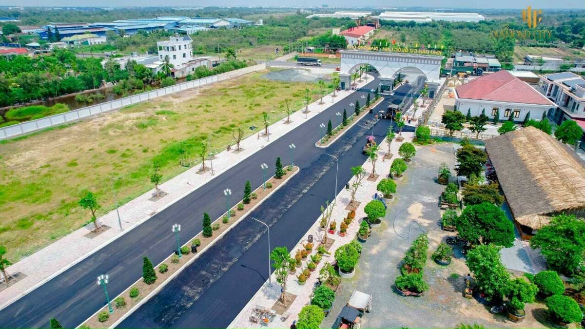 Khu Dân Cư Quốc Linh Tien do thi cong Khu Dan Cu Quoc Linh Diamond City moi nhat 2022 - Khu Dân Cư Quốc Linh