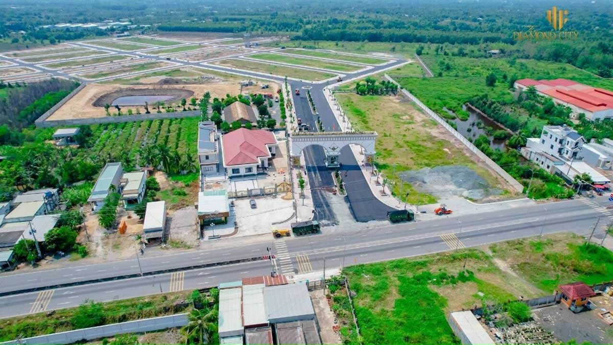 Khu Dân Cư Quốc Linh Tien do thi cong Khu Dan Cu Quoc Linh Diamond City thang 3 nam 2022 - Khu Dân Cư Quốc Linh