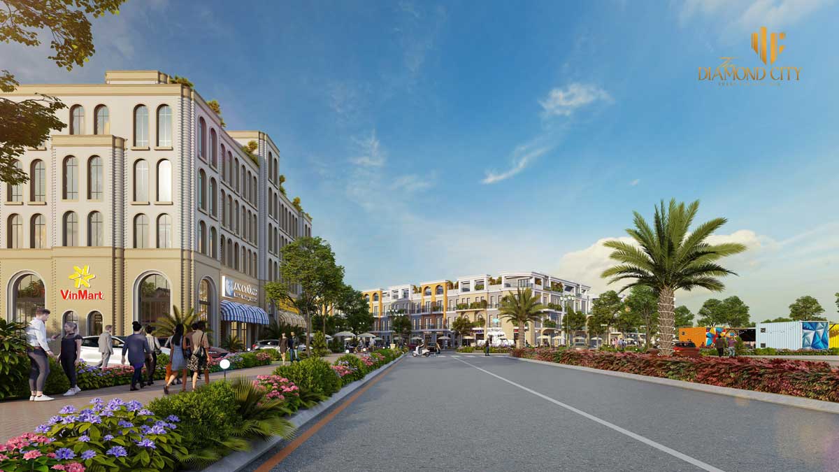 Khu Dân Cư Quốc Linh Tien ich cong vien noi khu Du an The Diamond City - Khu Dân Cư Quốc Linh