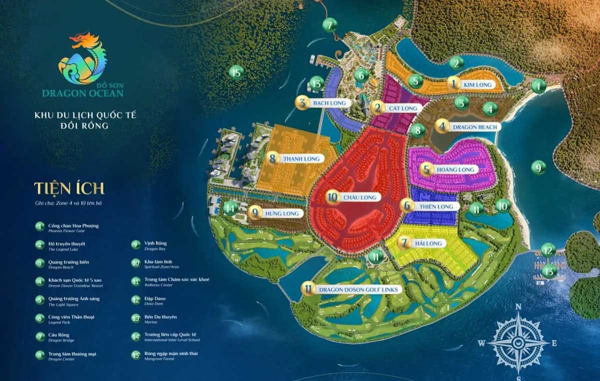 Tiên ích Dự án Dragon Ocean Đồ Sơn Hải Phòng – Dự án Khu du lịch Quốc Tế Đồi Rồng Tiên ích Dự án Dragon Ocean Đồ Sơn Hải Phòng – Dự án Khu du lịch Quốc Tế Đồi Rồng