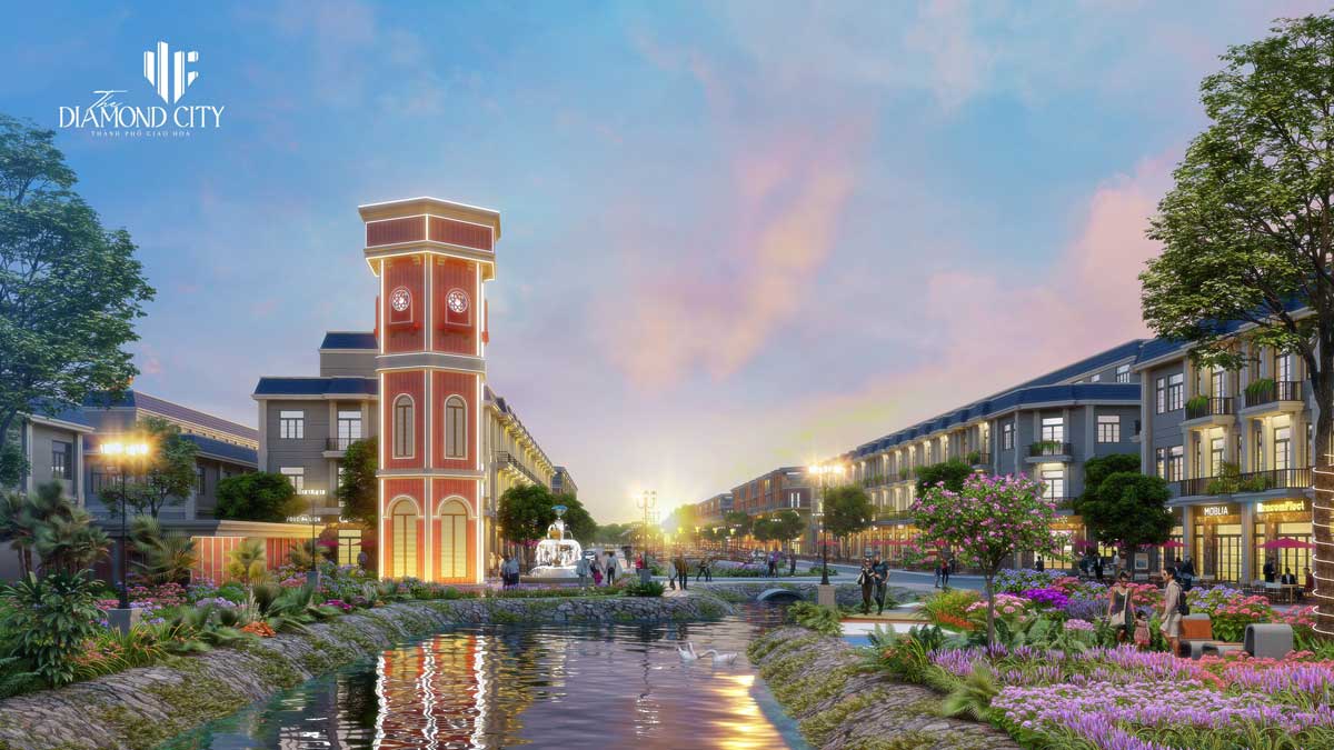 Khu Dân Cư Quốc Linh Tien ich khu cong vien hoa Du an The Diamond City - Khu Dân Cư Quốc Linh
