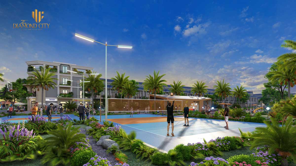Khu Dân Cư Quốc Linh Tien ich khu the thao da nang Du an The Diamond City - Khu Dân Cư Quốc Linh
