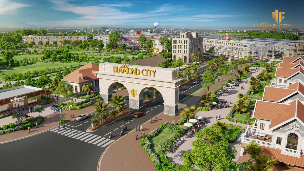 Khu Dân Cư Quốc Linh Tien ich khu vuc cong Du an The Diamond City - Khu Dân Cư Quốc Linh