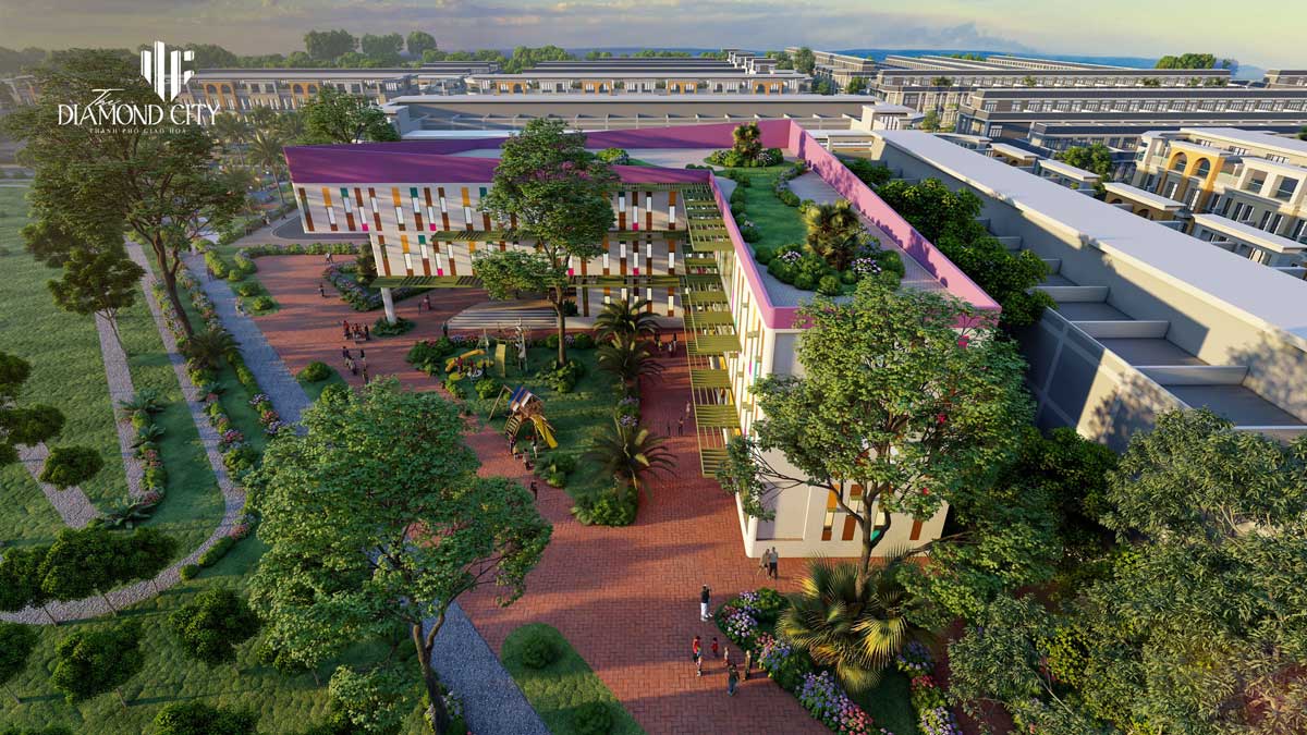 Khu Dân Cư Quốc Linh Tien ich truong hoc Du an The Diamond City - Khu Dân Cư Quốc Linh