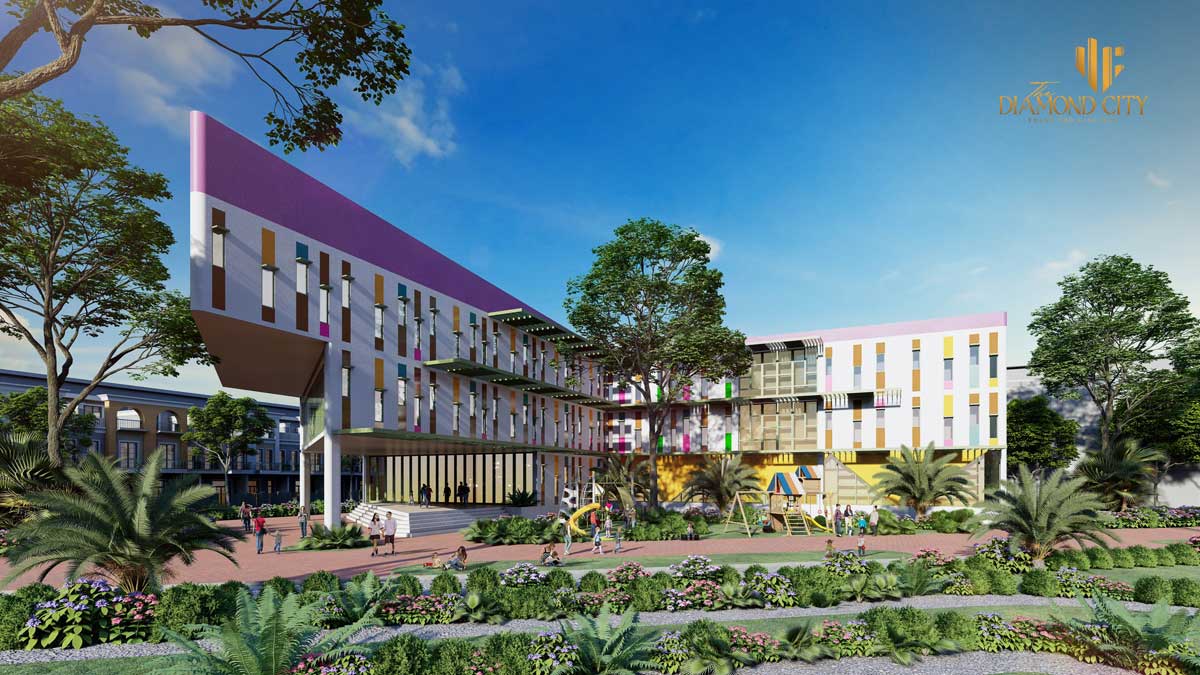 Khu Dân Cư Quốc Linh Truong hoc Du an The Diamond City - Khu Dân Cư Quốc Linh